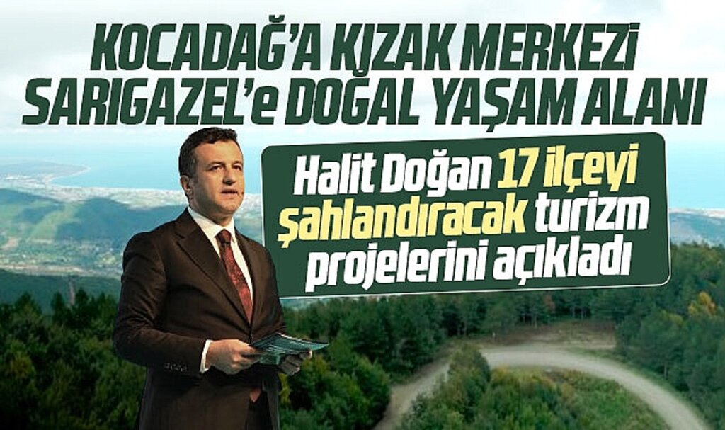 Samsun Büyükşehir adayı Halit Doğan 17 ilçeyi şahlandıracak turizm projelerini açıkladı