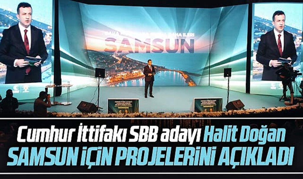 Samsun Büyükşehir adayı Halit Doğan Samsun için projelerini açıkladı