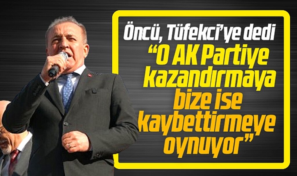 Samsun Büyükşehir adayı Öncü'den Tüfekci'ye tepki! AK Parti'ye kazandırmaya oynuyor