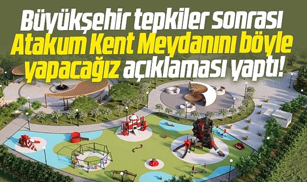Samsun Büyükşehir Atakum Kent Meydanına yapılacak projeyi açıkladı