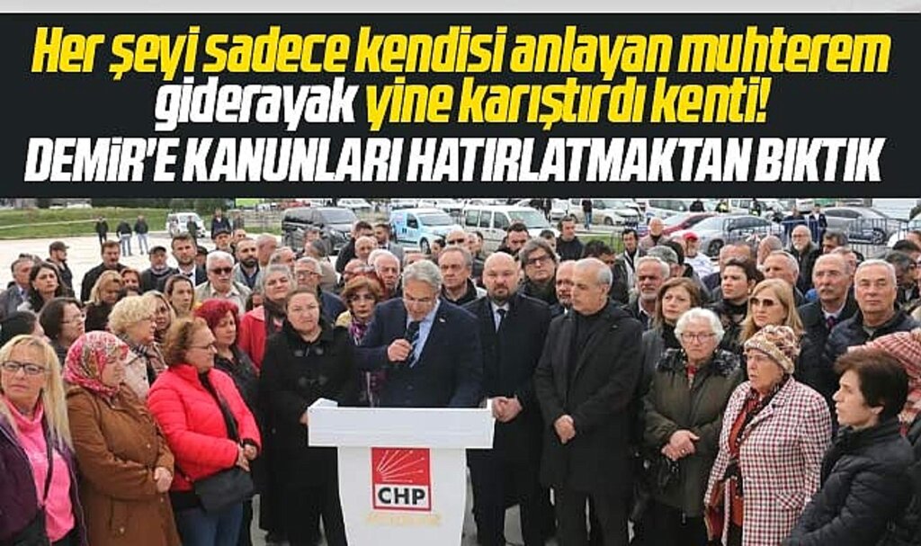 Samsun Büyükşehir Başkanı Demir'e CHP'lilerden Atakum Kent Meydanı tepkisi