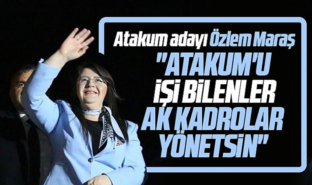 Samsun'da AK Parti Atakum adayı Özlem Maraş: Atakum'u AK kadrolar yönetsin