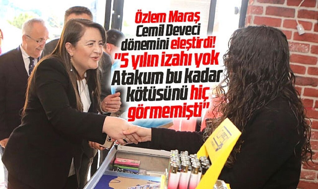 Samsun'da AK Parti Atakum adayı Özlem Maraş Cemil Deveci dönemini eleştirdi