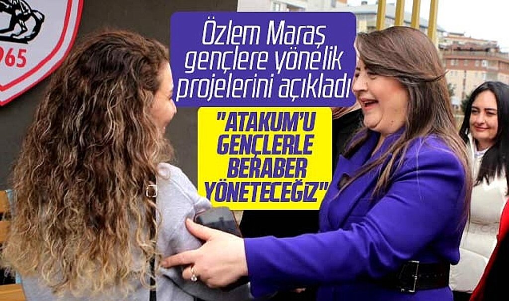 Samsun'da AK Parti Atakum adayı Özlem Maraş gençlere yönelik projelerini açıkladı