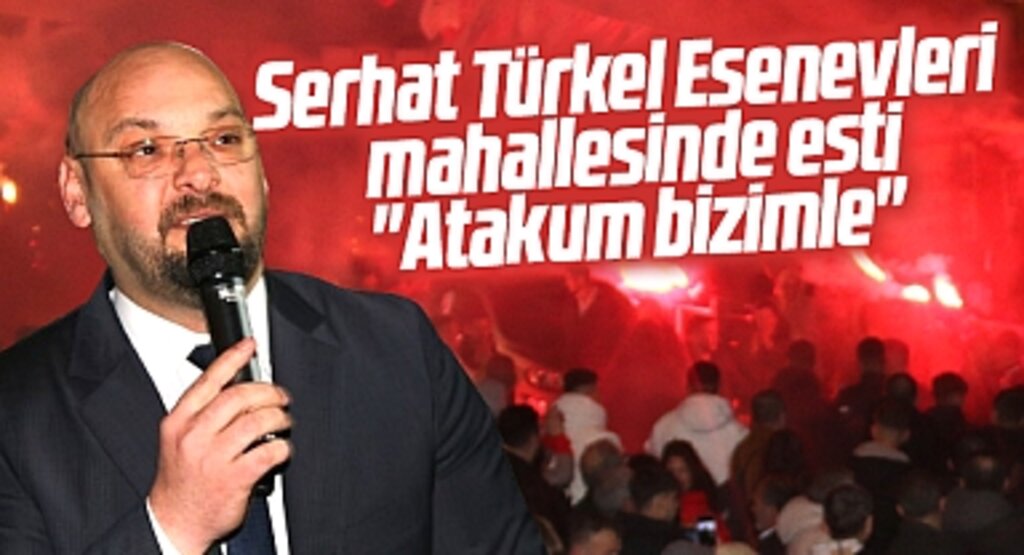 Samsun'da CHP Atakum adayı Serhat Türkel Esenevleri mahallesinde meşalelerle karşılandı