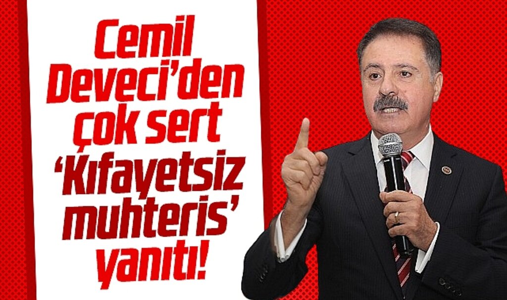 Samsun'da CHP'li Cemil Deveci'den çok sert kifayetsiz muhteris yanıtı
