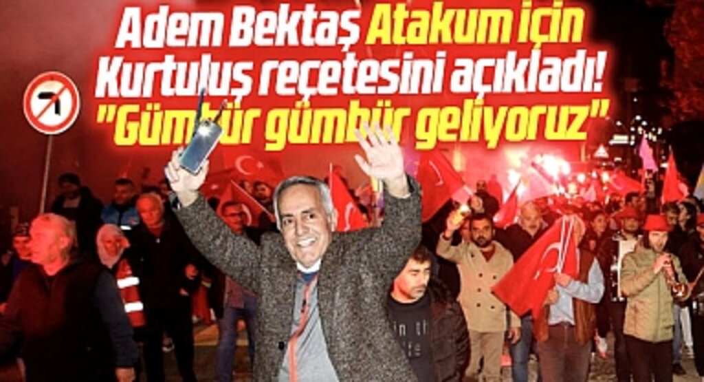Samsun'da İYİ Parti Atakum adayı Adem Bektaş Atakum için kurtuluş reçetesini açıkladı