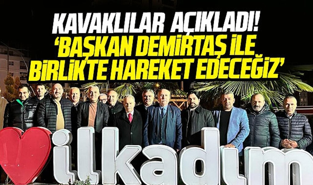 Samsun'da Kavaklılardan 31 Mart seçimlerinde Necattin Demirtaş'a destek
