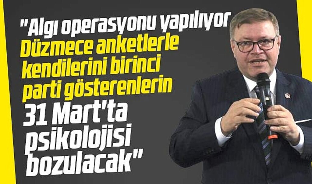 YRP Samsun Büyükşehir adayı Adem Güney'den anket tepkisi! Algı operasyonu
