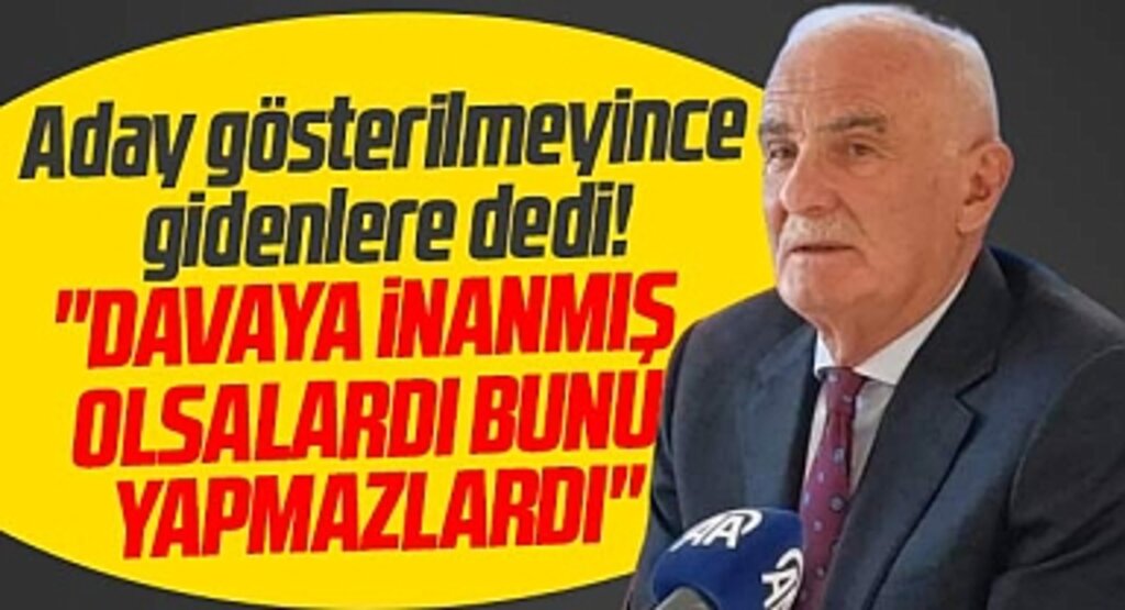 Yusuf Ziya Yılmaz Samsun'da AK Parti'den ayrılanları eleştirdi! Davaya inanmış olsalardı