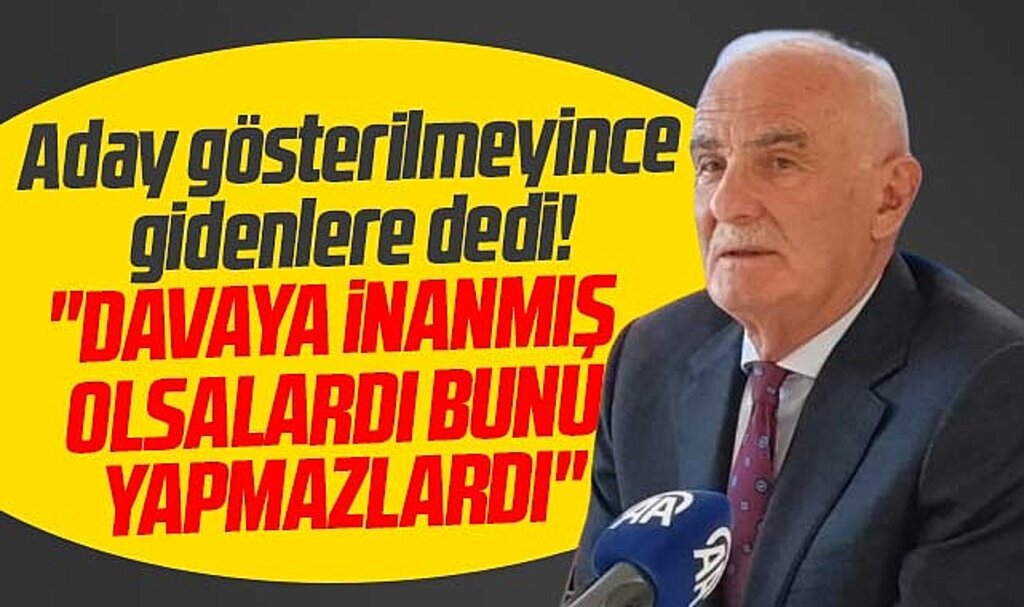 Yusuf Ziya Yılmaz Samsun'da AK Parti'den ayrılanları eleştirdi! Davaya inanmış olsalardı
