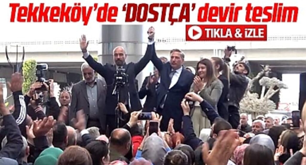 Samsun Tekkeköy'de dostça devir teslim! Hasan Togar, Mustafa Candal birbirinden özür diledi