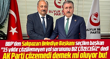 Samsun'da BBP'li Salıpazarı Belediye Başkanı 15 yıldır yol sorununun çözülemediğini açıkladı
