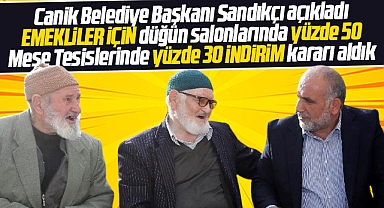 Canik Belediyesi emekliler için Meşe Tesisleri ve düğün salonlarında indirim kararı aldı