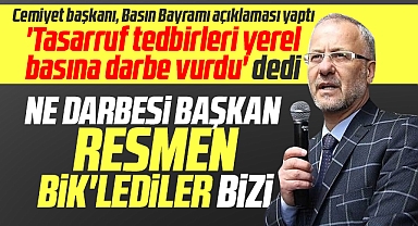 Samsun 19 Mayıs Gazeteciler Cemiyeti'nden açıklama! Tasarruf tedbirleri darbe vurdu