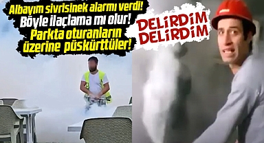 Samsun Bafra'da tepki çeken sivrisinek ilaçlaması! Vatandaşın üzerine püskürttüler