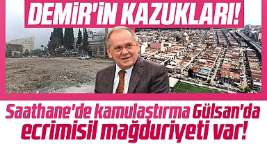 Samsun'da Demir'in kazukları! Saathane ve Gülsan'da mağduriyet var!