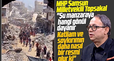 MHP Milletvekili Topsakal'dan Gazze açıklaması! Soykırımın daha nasıl bir resmi olur