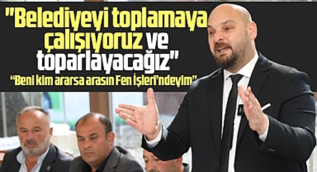 Samsun'da Atakum Belediye Başkanı Türkel açıkladı! Belediyeyi toparlamaya çalışıyoruz