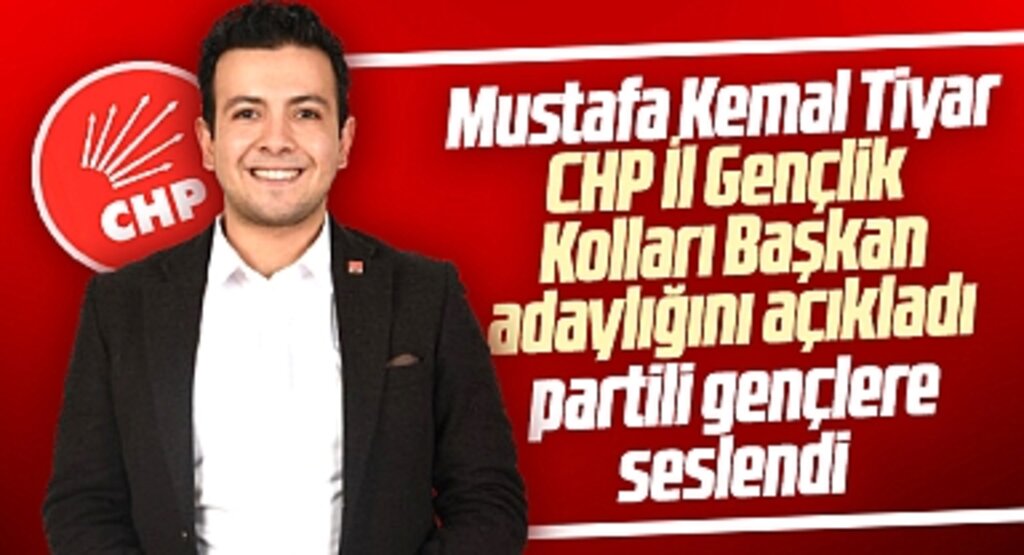 Samsun'da CHP İl Gençlik Kolları Başkan adayı Mustafa Kemal Tiyar partili gençlere seslendi