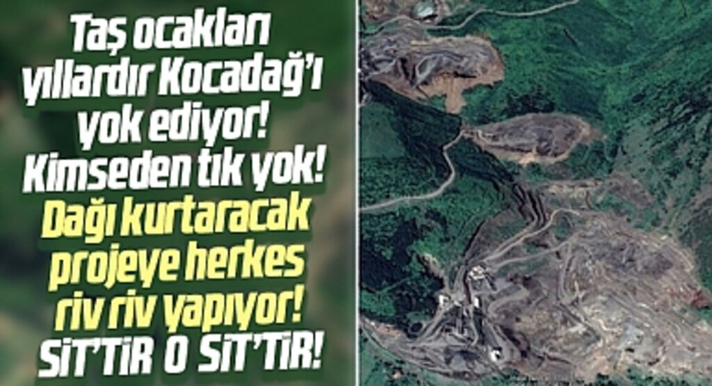 Samsun'da Kocadağ'a yapılan turizim yatırımı ve taş ocakları ile ilgili analiz yazısı