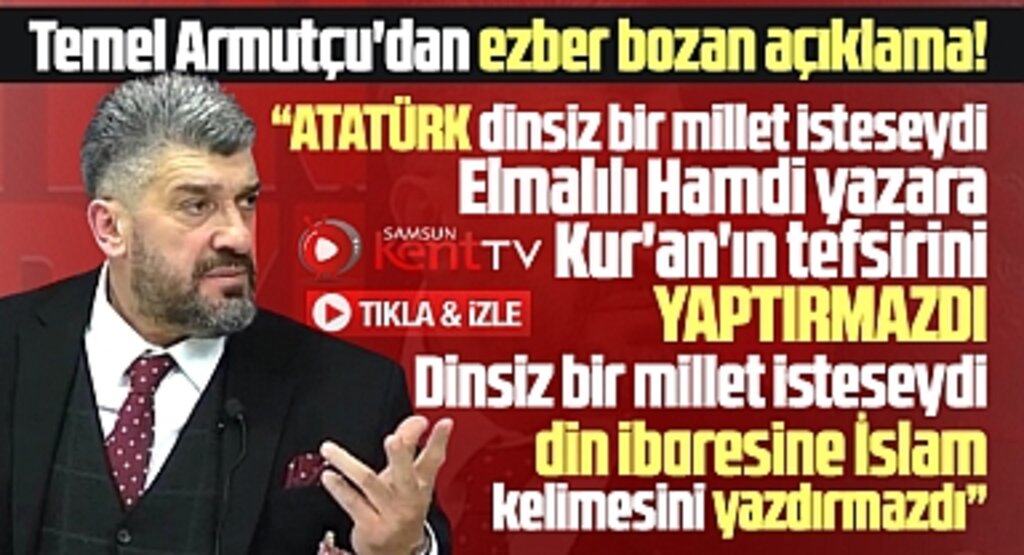 Samsun'da Kentin Nabzı canlı yayınında Armutçu'dan ezber bozan Atatürk açıklaması