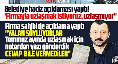 Atakum Belediyesi'nin 'Firma uzlaşmıyor' açıklamasına firmadan yalanlama!