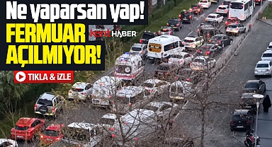 Samsun'da Akıllı Şehir Trafik çilesi! Ne yaparsan yap fermuar açılmıyor!