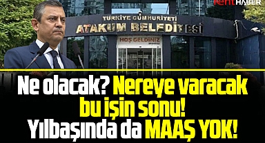 Samsun'da Atakum Belediyesi'nde yılbaşında da personele maaş verilemedi!