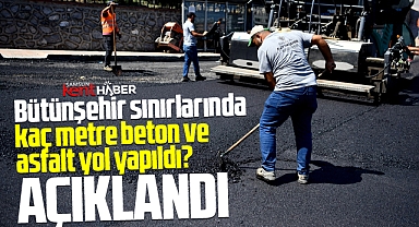 Samsun'da bütünşehir sınırlarında 2024 yılında kaç metre yol yapıldığı açıklandı