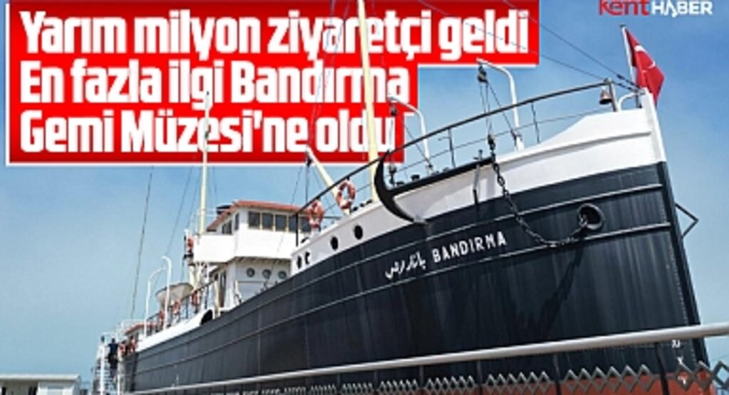 Samsun'da müzeleri yarım milyon kişi ziyaret etti! En fazla ilgi Bandırma Gemi'sine oldu