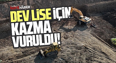 Samsun'da o ilçeye dev lise yapılacak! İnşaat çalışmaları başladı