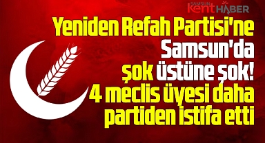 Samsun'da Yeniden Refah'a şok! Kavak Belediyesinde 4 meclis üyesi istifa etti