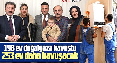 Samsun'un İlkadım ilçesinde kömürle ısınan 198 ev doğalgaza kavuştu