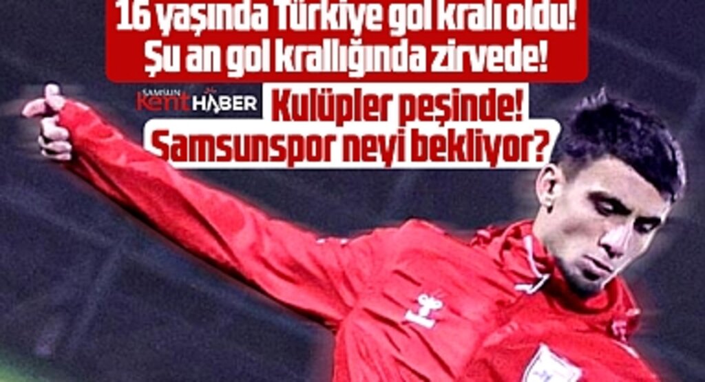 Samsunspor U19'da gol kralı Emre Köroğlu kulüpleri peşinde koşturuyor!