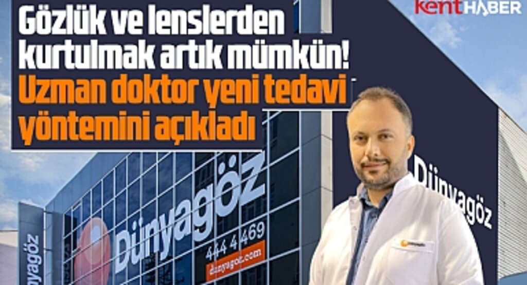 Dünyagöz Samsun Hastanesi doktoru Ayan, trifokal mercek tedavisi ile ilgili bilgi verdi