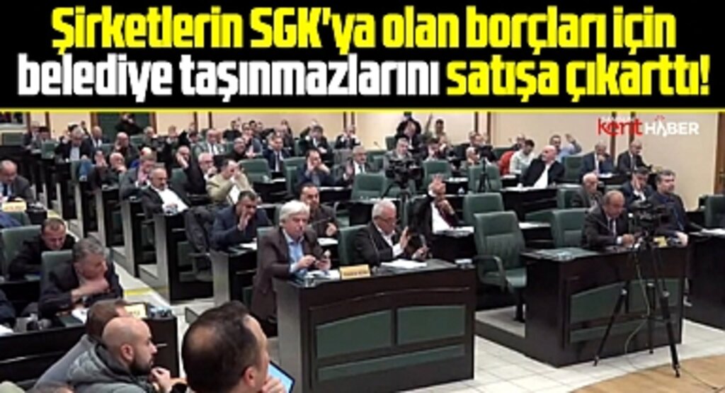 Samsun'da belediye şirketlerin SGK'ya olan borçları için taşınmazları satışa çıkarttı!
