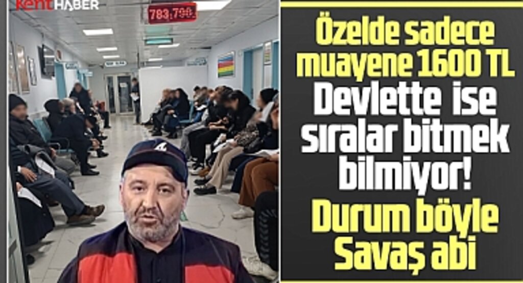 Samsun'da özel hastaneler cep yakıyor! Devlet Hastanelerinde ise sıra bitmek bilmiyor