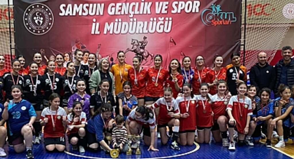 Samsun'da Hentbol Küçükler İl Birinciliği müsabakalarında derece alan kulüpler belli oldu