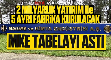 Samsun'da MKE Çarşamba Şeker Fabrikasına tabelasını astı