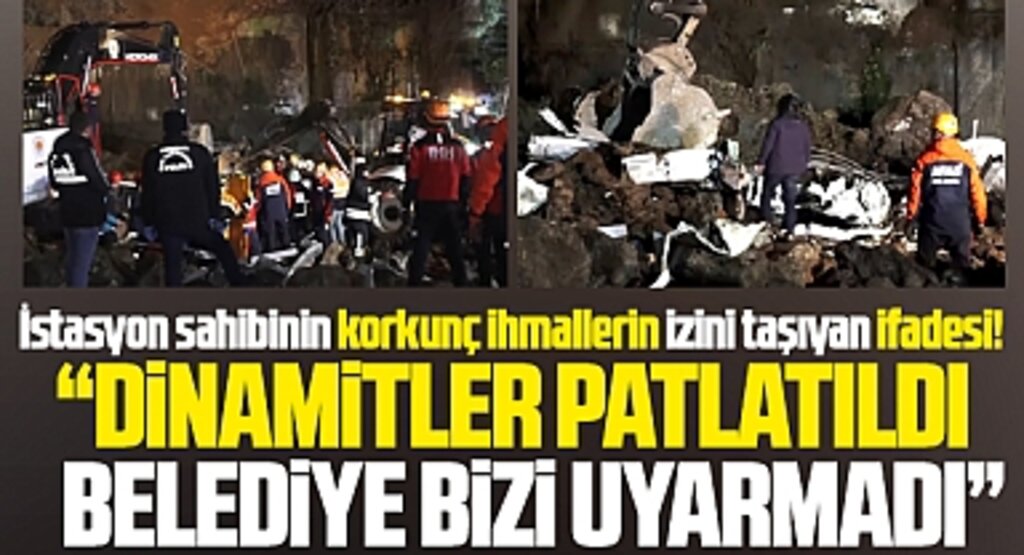 Samsun'da heyelan sonrası tutuklanan benzinlik sahibinin şok eden ifadesi