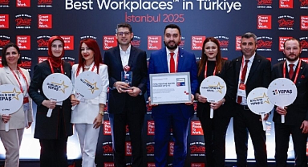 YEPAŞ Türkiye'nin En İyi İşverenleri ödülünü aldı