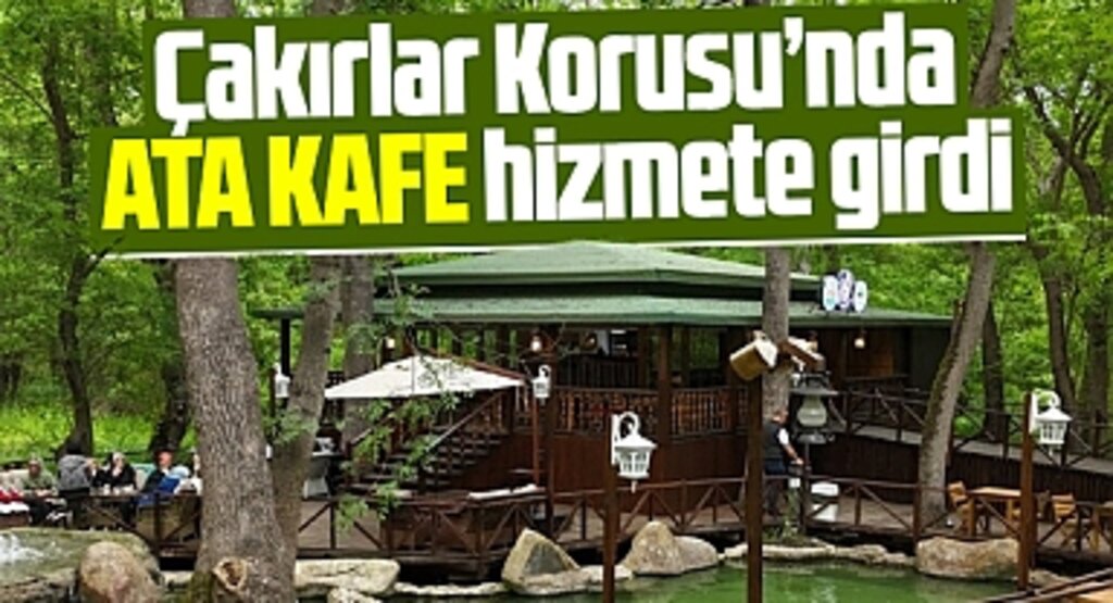 Samsun'da Atakum Belediyesi Çakırlar Korusu'nda Ata Kafe'yi hizmete aldı
