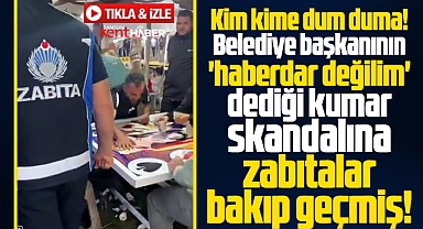 Samsun'da festivalde kumar olayında yeni görüntü! Zabıtalar bakıp geçmiş!