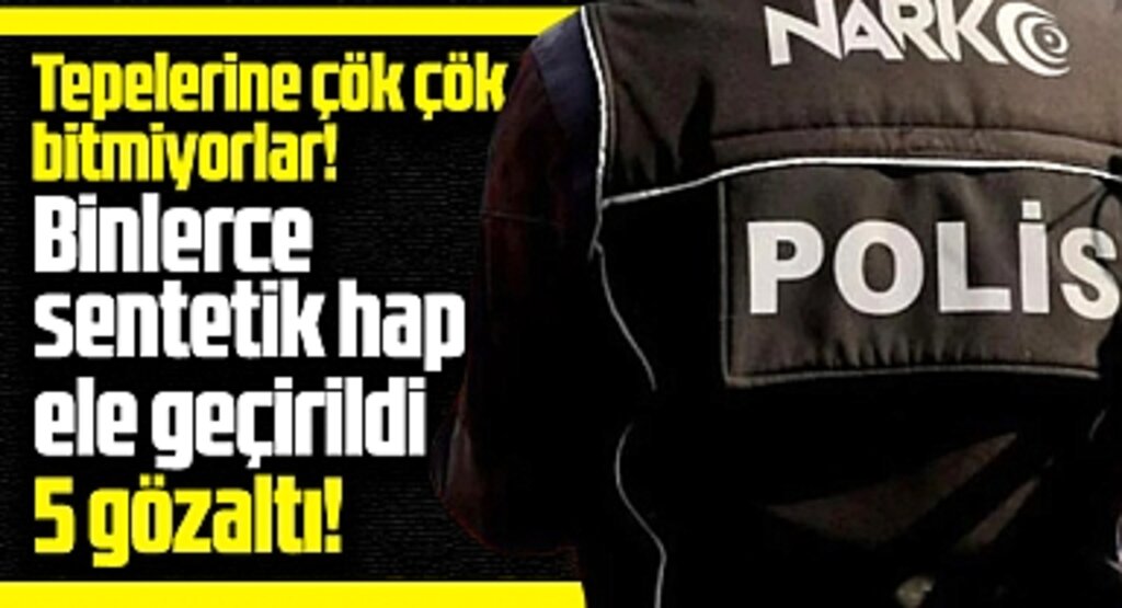 Samsun'da İlkadım ve Canik ilçelerinde narkotik operasyonu! 5 gözaltı