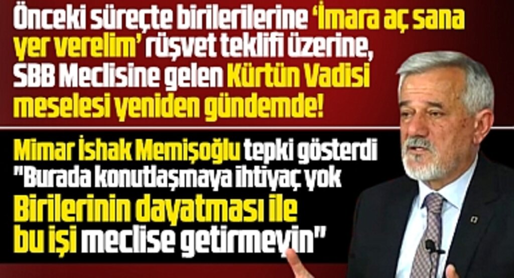 Samsun'da Kürtün Vadisi meselesi yeniden gündemde! Memişoğlu açıklama yaptı!