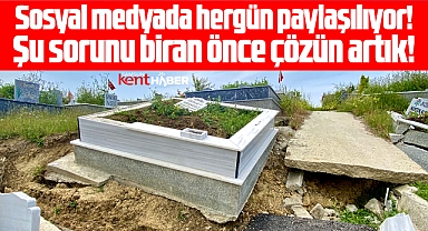 Samsun'da mezar yerlerinin çöktüğü Derecik Mezarlığı hergün gündeme geliyor