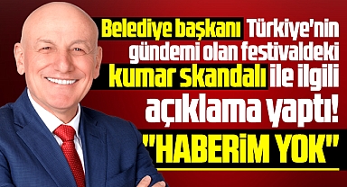 Samsun'da Terme Belediye Başkanı Kul'dan kumar açıklaması! Haberim yok!