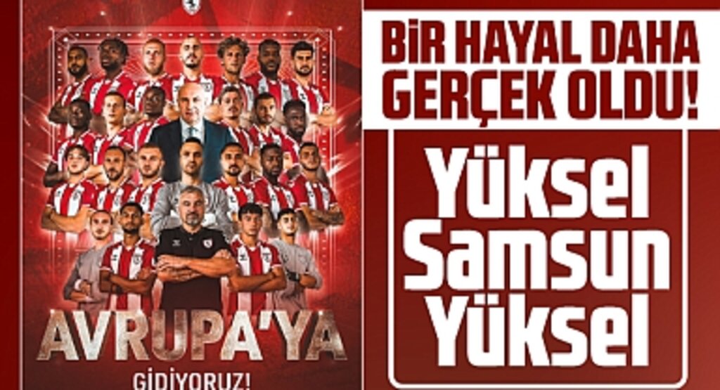 Samsunspor'un, UEFA Avrupa Kupalarına katılması resmileşti