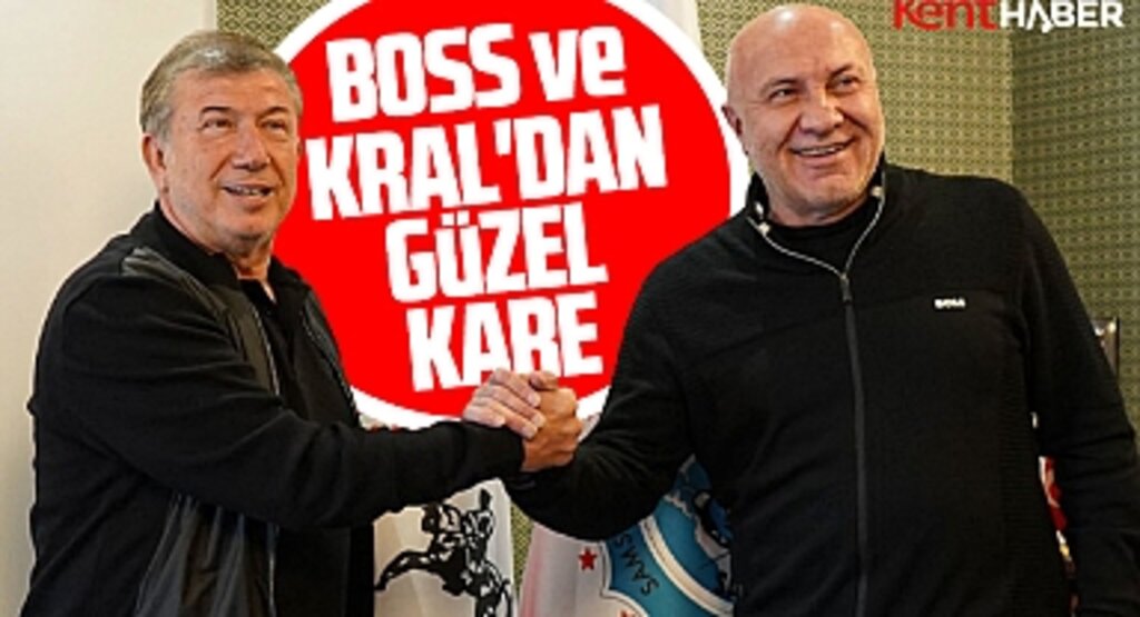 Yüksel Yıldırım ve Tanju Çolak Samsunspor için el ele verdi